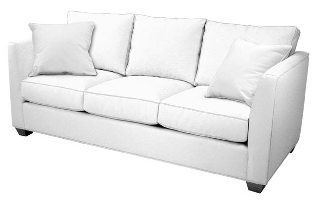 Norwalk Heather 103670 Contemporary 3 Seater Sofa with Sloped Track
